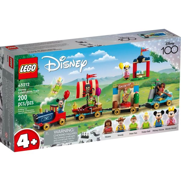 Блочный конструктор LEGO Disney Classic Святковий діснеївський потяг (43212)