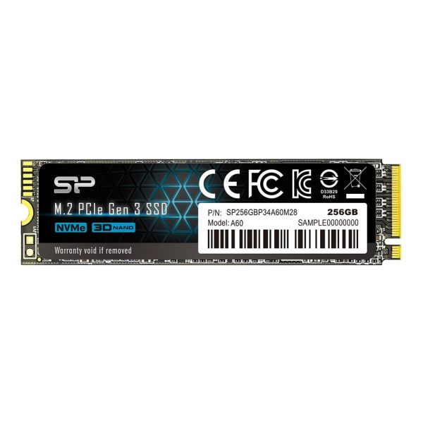 SSD накопитель Silicon Power P34A60 256 GB (SP256GBP34A60M28)
