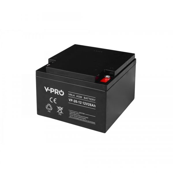 Аккумулятор для ИБП VOLT POLSKA AGM VPRO 12V 26 Ah