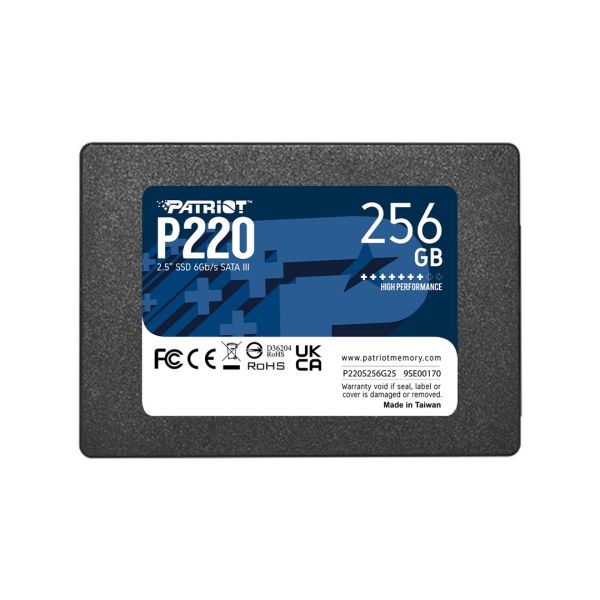 SSD накопитель PATRIOT P220 256 GB (P220S256G25)