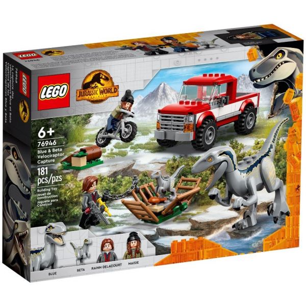 Конструктор LEGO Jurassic World  Полювання на Блу і Бета-велоцираптора  (76946)