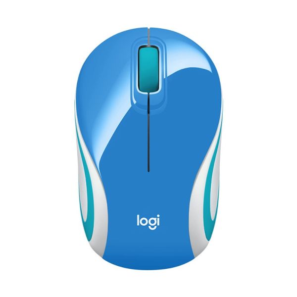 Мышка компьютерная Logitech M187 Wireless Mini Mouse (Blue) (910-002733)