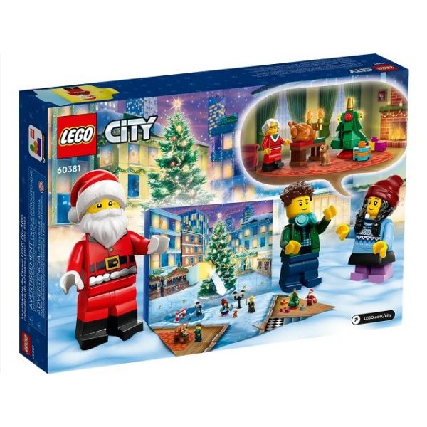 Блочный конструктор LEGO Різдвяний календар Сіті (60381)