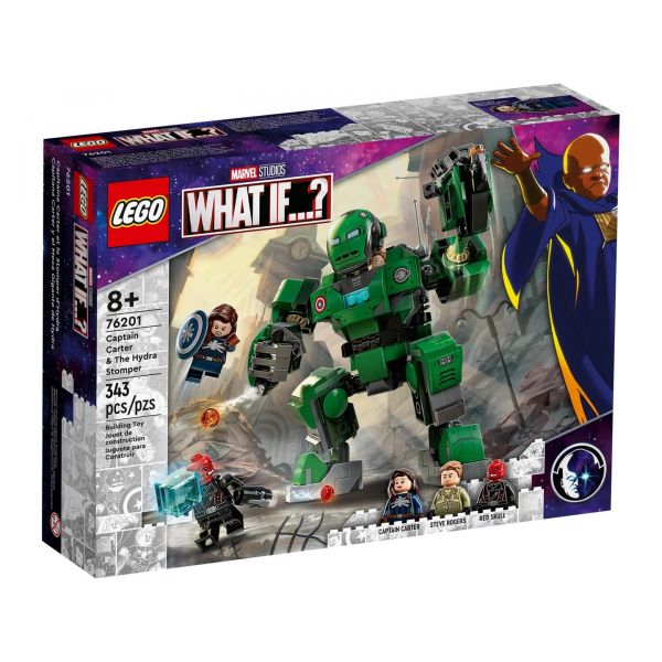 Блоковый конструктор LEGO Капитан Картер и штурмовик Гидры (76201)
