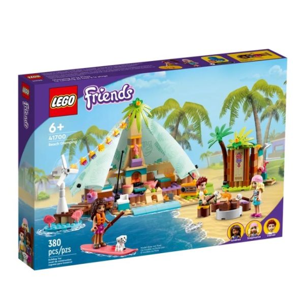 Конструктор LEGO Friends Кэмпинг на пляже (41700)