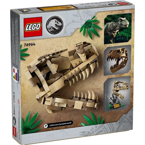 Конструктор LEGO Jurassic World Окаменелости динозавров: череп тиранозавра (76964) 