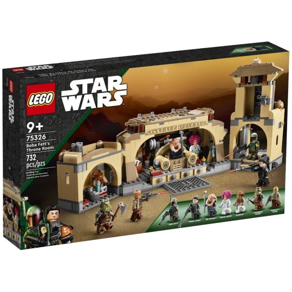 Блочный конструктор LEGO Star Wars Тронный зал Бобы Фетта  (75326)