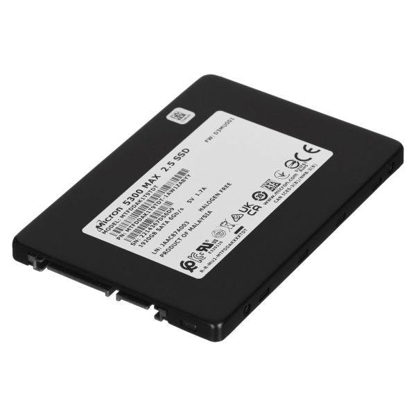 SSD накопитель Micron 5300 Max 1.92 TB (MTFDDAK1T9TDT-1AW1ZABYY)