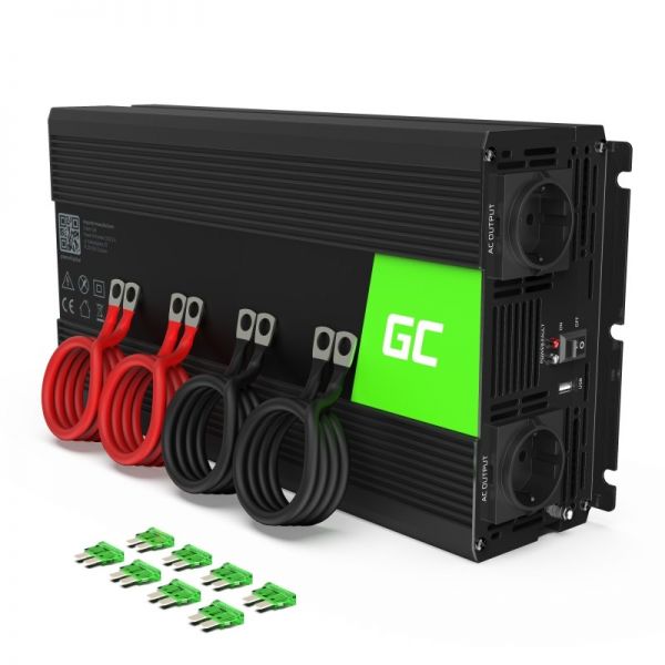 Преобразователь DC-AC Green Cell INV12 12V/230V 3000W