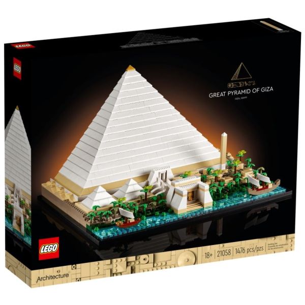 Блочный конструктор LEGO Пирамида Хеопса (21058)