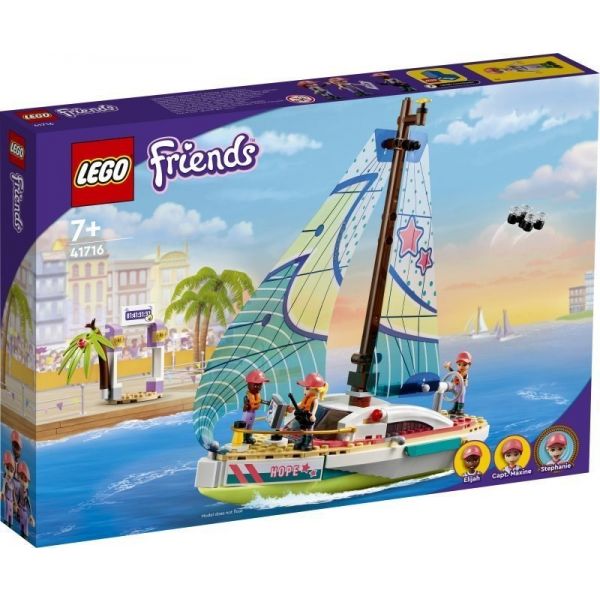 Конструктор LEGO Friends Пригоди Стефані на вітрильному човні (41716)