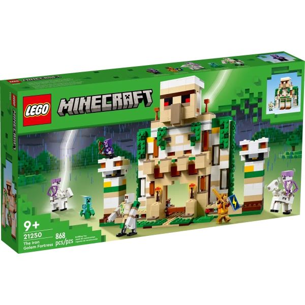Конструктор LEGO Minecraft Крепость Железный голем (21250 )