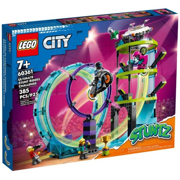 Блоковий конструктор LEGO City Неймовірне завдання для каскадерів (60361)