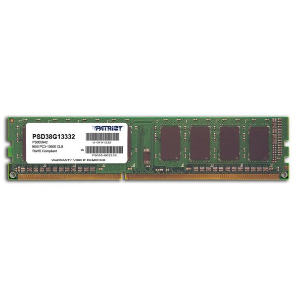 Оперативна пам'ять PATRIOT 8 GB DDR3 1333 MHz (PSD38G13332)