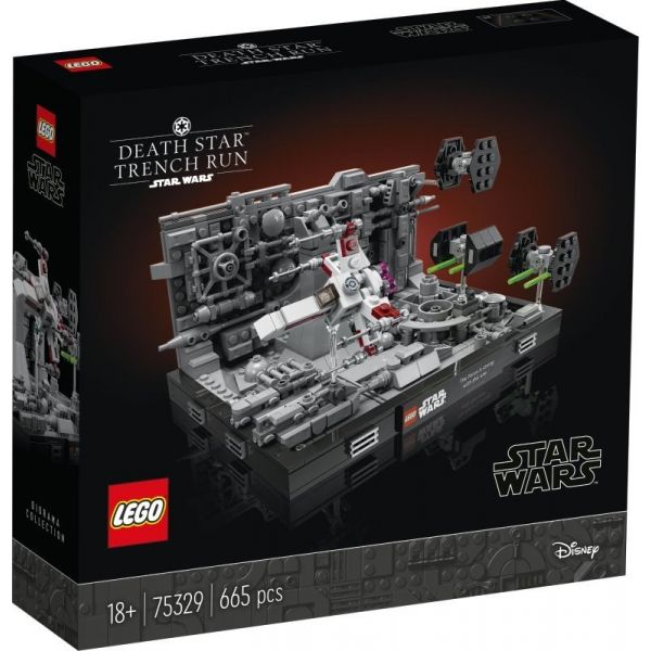 Конструктор LEGO Star Wars Диорама «Пролет над Звездой Смерти» (75329) 