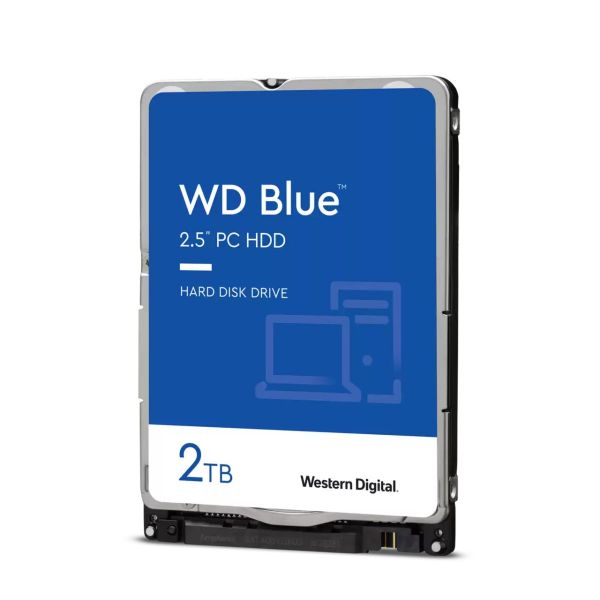 Жорсткий диск Western Digital Blue 2TB 5400rpm 128MB (WD20SPZX) 2.5 SATA III